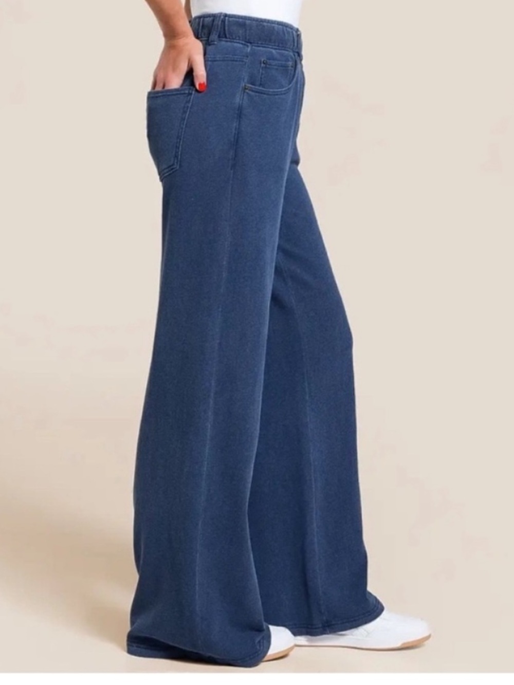 NWT Z Supply Entourage Knit Denim Pant wide leg